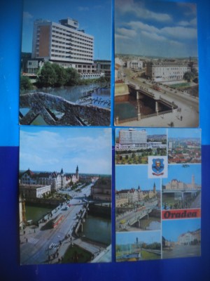 HOPCT LOT 2689 ORADEA . -JUD BIHOR-4 CARTI POSTALE-NECIRCULATE foto