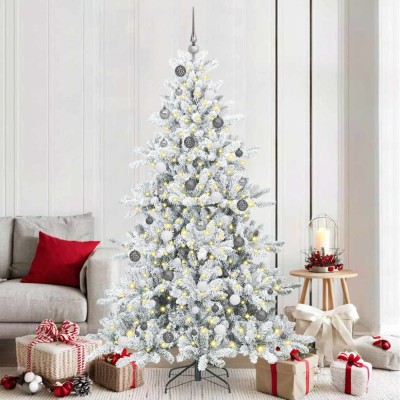 vidaXL Brad de Crăciun artificial cu ramuri articulare 210 cm PVC 3397730 foto