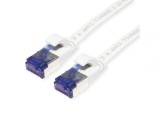 Cablu de retea RJ45 extra flat FTP cat.6A 2m Alb, Value 21.99.2162