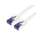 Cablu de retea RJ45 extra flat FTP cat.6A 0.5m Alb, Value 21.99.2160