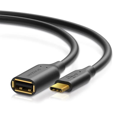 Cablu USB 2.0 SENTIVUS OTG tata USB-C - USB-A mama 0.1m SE-U206-010 foto