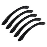 Cumpara ieftin Set 5 Manere din plastic, 2104-08, lungime 127 mm, distanta gauri 96 mm, negru