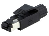 Mufă RJ45 Aurită Cat 5 8P4C IDC