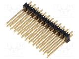 Conector SAMTEC şir pini tată 24 pini 2,54mm drept THT aurit
