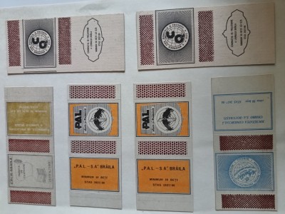 superba colectie cutii chibrituri PAL Braila , REPUBLICA SOCIALISTA ROMANIA , stare exceptionala foto