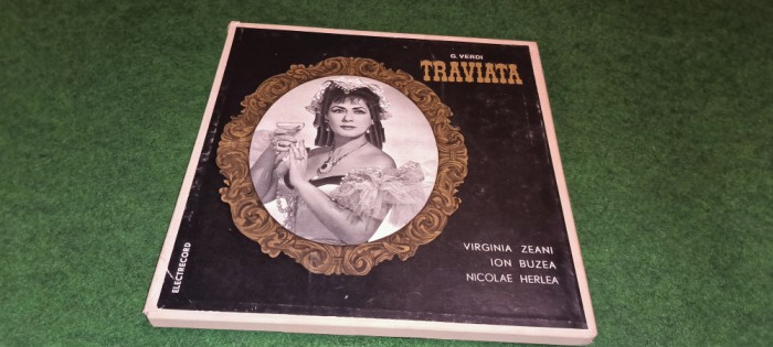 TRAVIATA SETBOX 3 DISCURI VINIL - G. VERDI: VIRGINIA ZEANI NICOLAE HERLEA