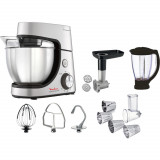 Cumpara ieftin Robot de bucatarie Tefal MasterChef Gourmet QB516D38, 1100 W, Bol 4.6 l, Functie pulse, Argintiu