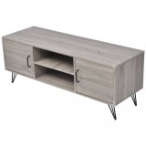 Cumpara ieftin Comodă TV, gri, 120x40x45 cm
