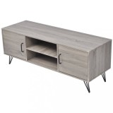 Comoda TV, gri, 120x40x45 cm GartenMobel Dekor, vidaXL