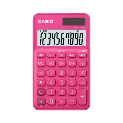 Calculator portabil Casio SL-310UC 10 digits Rosu foto