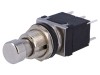 Comutator DPDT ON-(ON) 2A 250VAC Ninigi PS24212P - Tip Actionare Apasare, Negru