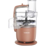 Robot de bucatarie compact Kenwood MultiPro Go FDP22.130RD, 650W, vas 1.3L, 2 trepte viteza, functie 360 Express ServeTM pentru feliere/razuire nelimi