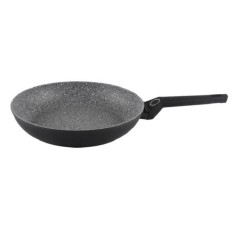 Tigaie aluminiu cu interior granit, 24 cm, compatibila inductie, maner soft touch