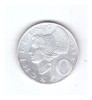Moneda Austria 10 schilling 1957, stare buna, curata, Europa, Argint