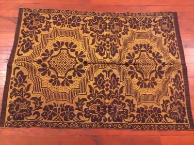 arta / traditie / rustic / design - Cuvertura , Macat , Scoarta , Patura taraneasca realizata manual la razboiul de tesut ! foto