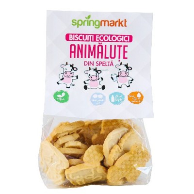 Biscuiti din Spelta Animalute Bio 100 grame Springmarkt foto