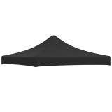 vidaXL Acoperiș pentru cort de petrecere, negru, 3 x 3 m, 270 g/m&sup2;