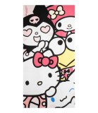 Prosop Copii Hello Kitty Cerda 70x140 cm, Material Poliester, Culoare Bleu, Peste 3 Ani