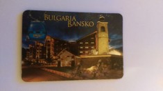XG Magnet frigider - tematica turistica - Bulgaria - Bansko