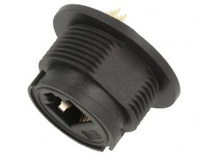 Conector Ethernet RJ45 Cat5e IP67 THT Drept 8P8C