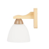 Aplica Lena 1XE27 IP20, natur+alb, Erste