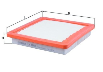 MAHLE LX 4066 Filtru aer foto