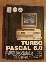 Turbo Pascal 6.0: Culegere de programe