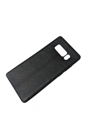 Husa Samsung Note 8 n950 Silicon Black Leather foto