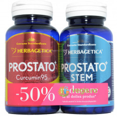 Pachet Prostato Curcumin 95 60cps + Prostato Stem 60cps (50% reducere la al doilea produs)