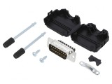 Conector D-Sub 15-Pin Tată Drept cu Terminale Șurub