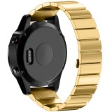 Cumpara ieftin Curea ceas Smartwatch Garmin Fenix 7X / 6X / 5X Plus / 5X / 3 HR / 3, 26 mm Otel inoxidabil iUni Gold Link Bracelet