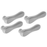 Set 4 protectii clanta usa, din silicon, acoperire completa, Reer HandleGuard 70091 Children SafetyCare