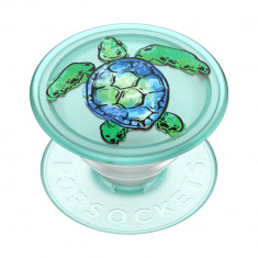 Suport pentru telefon popsockets popgrip, plantcore translucent tortuga