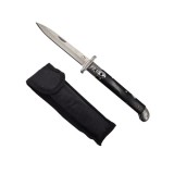 Briceag automat stiletto, Italian Marble, 27 cm, negru