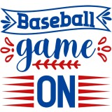 Sticker decorativ, Baseball, Albastru, 60 cm, 7070ST-3