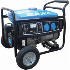 Generator de curent pe benzina GSE 3700 RS Guede GUDE40643, 5000 W, 6.5 Cp foto