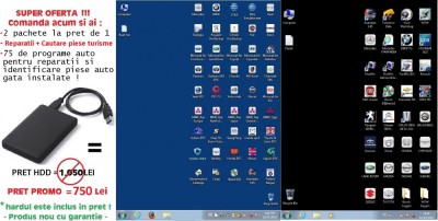 Programe softuri identificare piese si reparatii auto turisme gata instalate pe hard extern foto