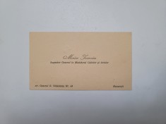 rara carte de vizita Moise Ienciu (1881-1953), deputat Marea Adunare Alba-Iulia!