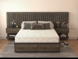 Saltea cu spuma poliuretanica Somnexpert Silver FORTE, 140x200, inaltime 20 cm, ortopedica, husa ioni argint lavabila, manere, fermitate mare Relax Ki
