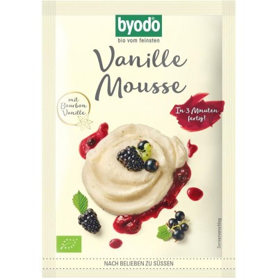 Mix pentru Mousse de Vanilie Fara Gluten Bio 36 grame Byodo foto