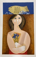 Litografie color Sami Briss