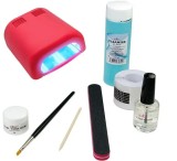 Cumpara ieftin Set Basic gel UV - sistem monofazic cu lampă 36W, INGINAILS