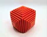 pusculita cutie economii SKA CS Elvetia anii 1970 Clasic Cult design , model vintage, iconic _ portocaliu electric decor Pop Art