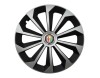 Set 4 capace roti Fame Gri-Negru cu inel R14, pentru gama auto Alfa Romeo, Autohelix MSA