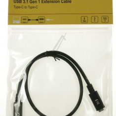 CABLU PRELUNGITOR USB 3.1 USB TYPE-C TATA/ MAMA 0,5 M 85532 DELOCK