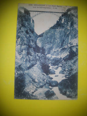 HOPCT 37061 PODUL BALDY-BRIANCON-STAMPILOGRAFIE 1929 -FRANTA-CIRCULATA foto