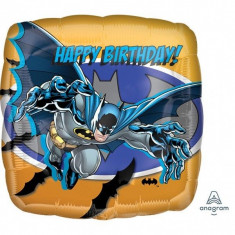 Balon din folie metalizata 43cm Batman Happy Birthday foto