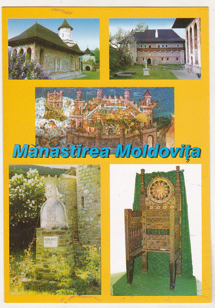 bnk cp Manastirea Moldovita - Vedere - necirculata