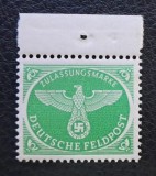 Germania WWII (1942) -Timbru Special Poșta Militară de Campanie Feldpost Margine (MNH cu gumă originală intactă ) BN1