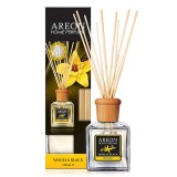 Odorizant camera cu betisoare Areon Home Perfume, 150 ml, Vanilla Black